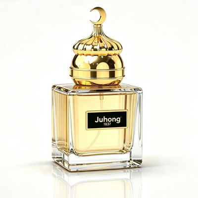 Comprar Tampa de Perfume de Zamac Lua Crescente, Tampa de Garrafa de Fragrância em Liga de Zinco Estilo Islâmico Árabe Fabricação em linha