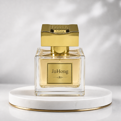 Comprar Tampa de Perfume Quadrada Plana de Zamac | Tampa de Frasco de Fragrância de Liga de Zinco Banhada a Ouro Fabricação em linha