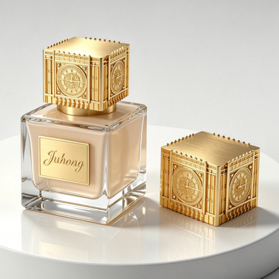 Comprar Tampão de Perfume Zamac Geométrico Quadrado de Luxo Fabricação em linha