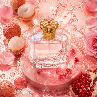 Comprar Fábrica de origem Luxury Royal Crown Zinc Alloy Perfume Cap FEA15 Fit Estrutura oca com pedra vermelha gem em relevo Zamac Perfume Bottle Lid Electroplating Custom Logo OEM ODM Fabricação em linha