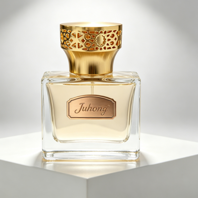 Comprar Luxury Brushed Gold Hollow-Out Zamac Perfume Cap, Cutout Textured Zinc Alloy Fragrance Bottle Lid, Custom Logo Hollow Carved Metal Perfume Cover Fabricação em linha