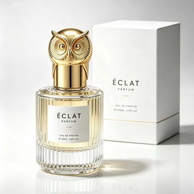 Comprar Luxo 3D cabeça de coruja Zamac Cap Perfume Custom Gold Zinc Alloy Animal forma tampa de garrafa Fabricação em linha