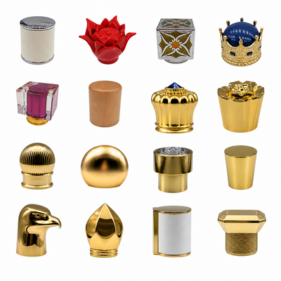 Comprar Tampa de perfume de liga de zinco para atacado de moldes existentes, logotipo personalizado de luxo, tampa de garrafa de perfume Zamac FEA15 com inserto, tampa de perfume magnética, tampa de perfume personalizada e garrafa Fabricação em linha