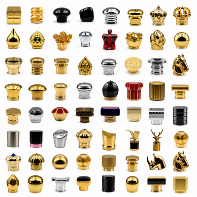 Comprar Fechadura de garrafa de perfume de liga de zinco magnética Logotipo personalizado Fechadura de garrafa de perfume magnética Fechadura de liga de zinco luxo Zamac Fechadura de perfume com pulverizador Fabricação em linha