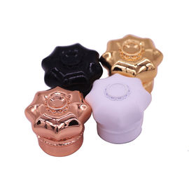 comprar Tampa liga de zinco de cristal original do perfume do projeto, tampa de coroa do metal da forma da flor online manufacture