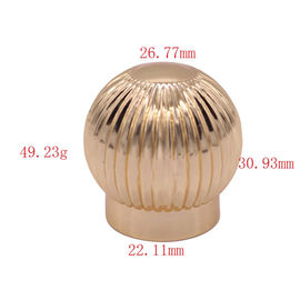 comprar Tampa liga de zinco feita sob encomenda do perfume da porca de tampões do perfume de Zamak da cor do ouro do tamanho online manufacture