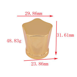 comprar Pescoço liga de zinco da garrafa de vidro do perfume do metal da tampa do perfume de Zamac do tampão do perfume da flor do GV online manufacture