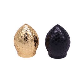 comprar tampão liga de zinco do perfume de 25mm Chrome Zamac para a cor preta do azul do ouro online manufacture
