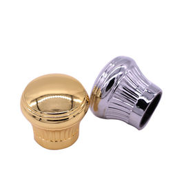 comprar Tampões ligas de zinco dourados superiores redondos do perfume da garrafa de perfume do tampão para o pulverizador de 18mm online manufacture