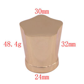 comprar liga magnética personalizada do tampão da fragrância do tampão da garrafa de perfume do metal do ouro online manufacture