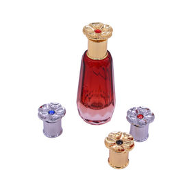 comprar Diamante de pouco peso 25*34mm ligas de zinco das tampas da garrafa de perfume do projeto da parte alta online manufacture