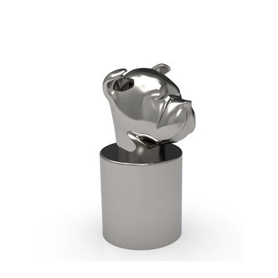comprar Projeto Zamak da cabeça de cão sobre o tampão de garrafas do perfume para a garrafa de FEA 15 online manufacture