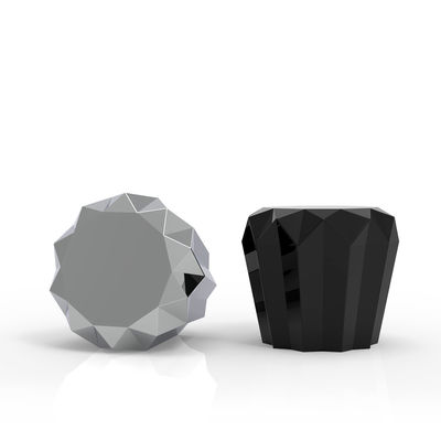 comprar Cilindro feito sob encomenda irregular material dado forma da liga de Zamak da tampa da garrafa de perfume online manufacture
