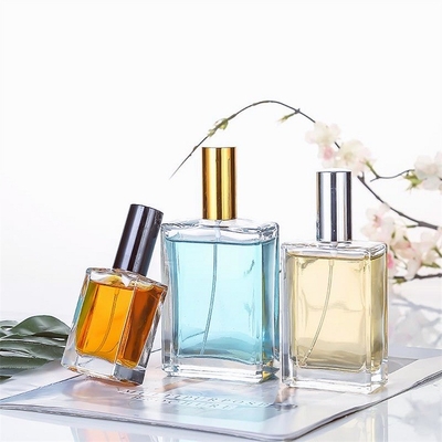 comprar da garrafa quadrada lisa do pulverizador do óleo do perfume de 10ml 15ml material de vidro luxuoso online manufacture