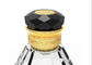 tampa luxuosa liga de zinco da garrafa de perfume de Zamac do metal do ouro de 15Mm com logotipo