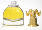 Metal animal criativo luxuoso do ouro da tampa 15Mm da garrafa de perfume do estilo de Zamac liga de zinco