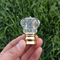 Garrafa de vidro extravagante luxuosa 55ml do perfume do projeto da alfândega com o pulverizador do tampão da bomba