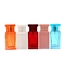 Os fabricantes perfumam por atacado garrafas, garrafas de vidro brancas altas transparentes do quadrado, empacotamento dos cosméticos