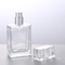 Garrafa de perfume vazia de vidro transparente da garrafa da boca retangular do parafuso de garrafa dos cosméticos da garrafa de perfume 30ML50ML100ML