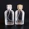 O nível superior 60ml cinzelou a garrafa de perfume de vidro dada forma com a parte inferior grossa feita de Crystal White Material