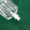 Frasco vazio transparente 50ml para perfume corte quadrado rômbico 15 baioneta cosmético spray fino frasco de vidro