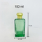 garrafa de perfume 100ml criativa com a garrafa de vidro do tampão do zamac, baioneta, pulverizador, garrafa vazia, empacotamento dos cosméticos