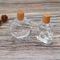 Tipo natural tampão do cilindro da madeira maciça de garrafa do perfume com garrafa