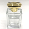 Capa do perfume Zamak - Design retangular com logotipo impresso em tela de seda personalizável