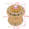 Projeto magnético liga de zinco da patente do tampão do perfume do diamante para garrafas de perfume vazias