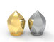 Metal luxuoso liga de zinco do chapeamento de ouro do tampão de garrafa do perfume que rotula o logotipo personalizado