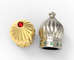 Custom Luxury Crown Perfume Bottle Cap Zamac Metal Lids