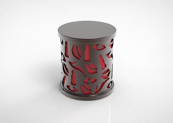 Tampões de garrafa ligas de zinco Zamac luxuoso do perfume para fora do metal oco do ouro de 15Mm criativo