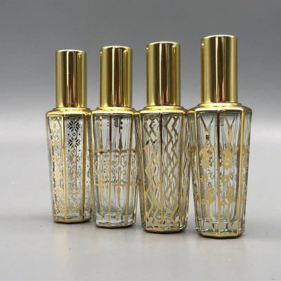 15ML galvanizou a garrafa de perfume de primeira qualidade UV, garrafa de água de perfume, garrafa de vidro anodizada, cosméticos refinados pulveriza a BO