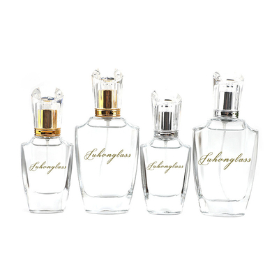 Garrafa de perfume de vidro transparente de empacotamento secundária da garrafa dos cosméticos da garrafa 30ML50ml de Wholesale Popular Spray do fabricante