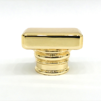 O retângulo liga de zinco clássico do ouro dá forma ao metal Zamac perfuma o tampão de garrafa