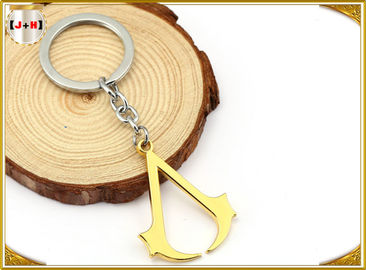 Porta-chaves do metal dos acessórios de Hangbag, tira ou anéis maiorias de chapeamento dourados de Keychain