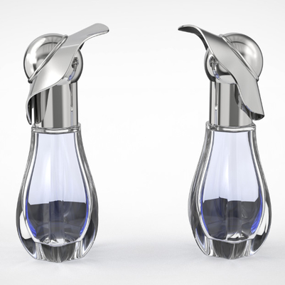 Logotipo personalizado Zamac Fragrance Cap para embalagem de perfume personalizada