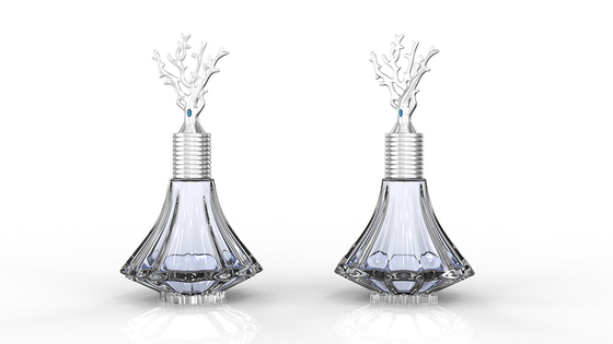 Elegante Zamac Perfume Covers For Bottle Cap Serviço OEM / ODM Disponível