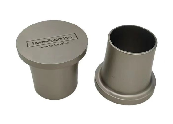 Capas de garrafas de perfume em metal em forma de T Logotipo personalizado para tampa de garrafa