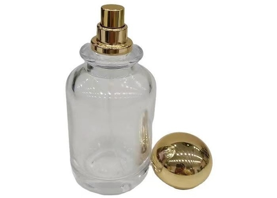 Customizado Round Gold Zamak Perfume Lid estilo simples Zinc Alloy Cap Perfume