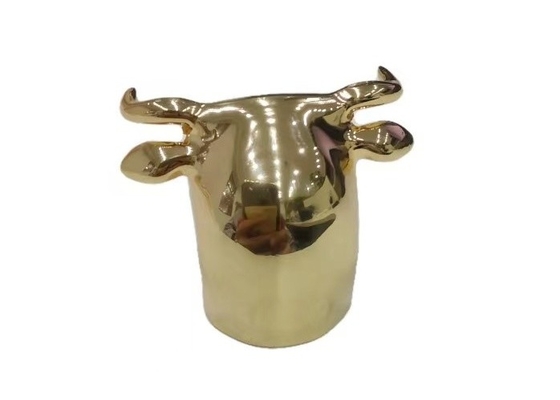 Capas de perfume Zamak em forma de cabra de alta qualidade