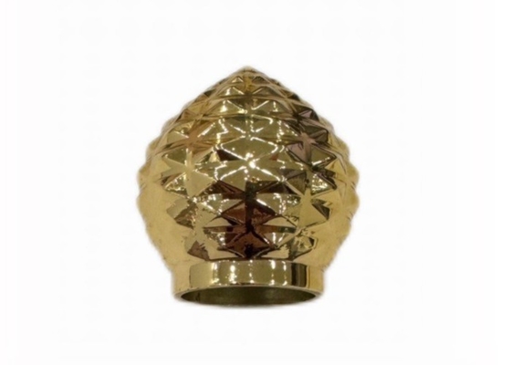 Capa de perfume Zamak de ouro Zamak de vidro de zinco
