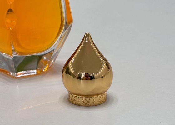 Elegantes tampas de garrafas de perfumes de liga de zinco