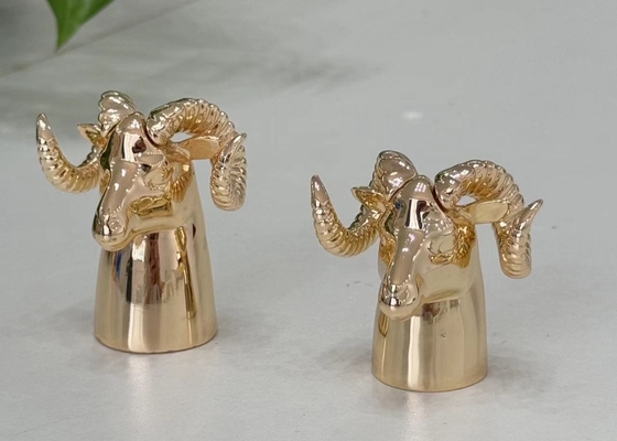 Elegante antilope em forma de Zamak Caps Perfume Caps Perfume Cover com logotipo personalizado