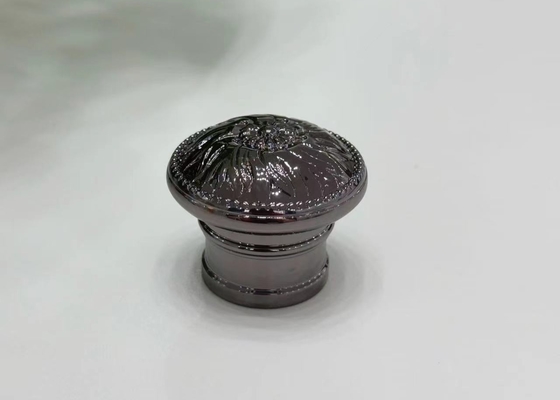 Capas de garrafas de perfume de liga de zinco de qualidade superior personalizadas para embalagens de segurança