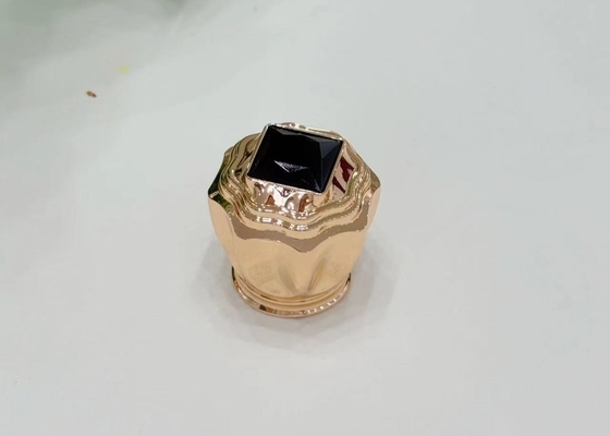 Luxo Black Diamond Caps Zamak Caps Perfumes Para garrafas de fragrância elegante