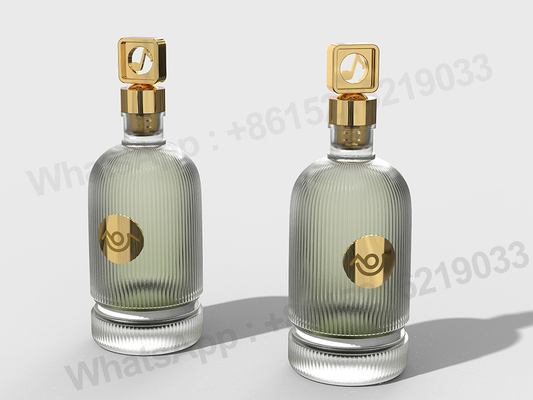 Capuzes de Perfumes Zamak personalizadas Cast Round / Square / Rectangular Formas com acabamento de superfície Matt