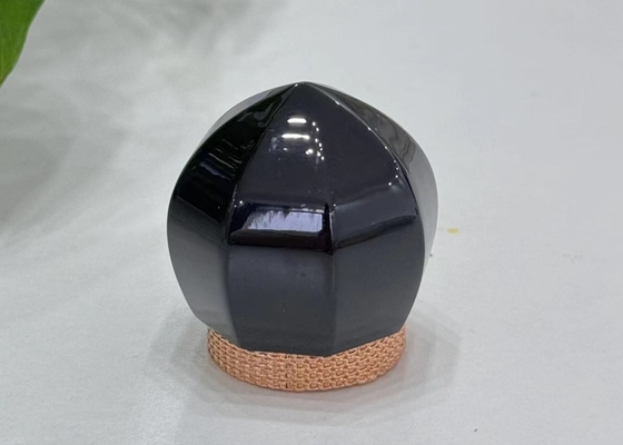 Bottle Caps de Perfumes Negros Elegante de Alto Brilho