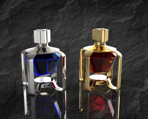 Capas de perfume Zamak em forma de T de liga de zinco personalizáveis para um visual único