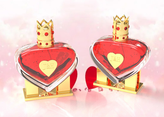 Romântico Caps de garrafas de perfume personalizado para zinco Perfume personalizado